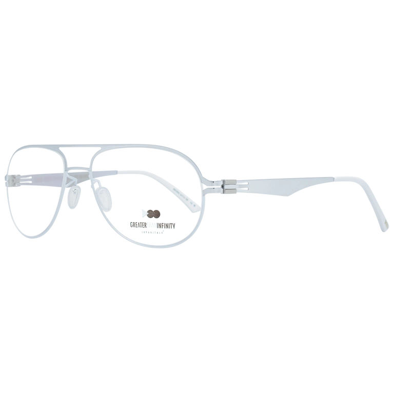 Okulary oprawki Męskie Greater Than Infinity GT012 V05 56 Srebrne