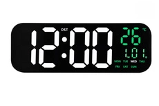 Zegar JVD DH9016.4 TERMOMETR, KALENDARZ, ALARM, PODŚWIETLENIE