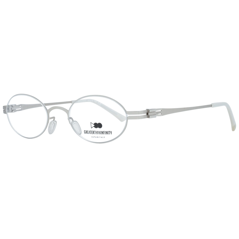 Okulary oprawki Męskie Greater Than Infinity GT015 V01 46 Srebrne