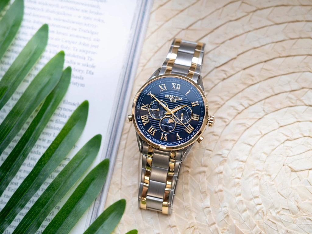 Zegarek męski ROAMER Superior Moonphase 513821 47 45 50