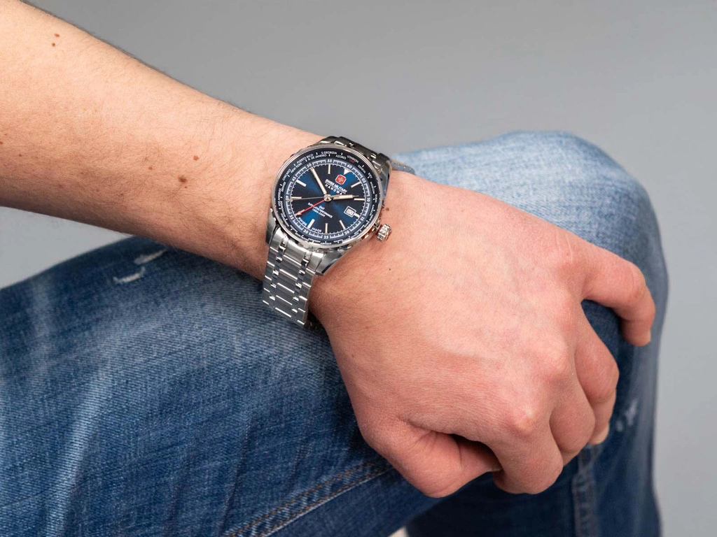 Zegarek męski Swiss Military Hanowa SMWGH0003204 Afterburn GMT