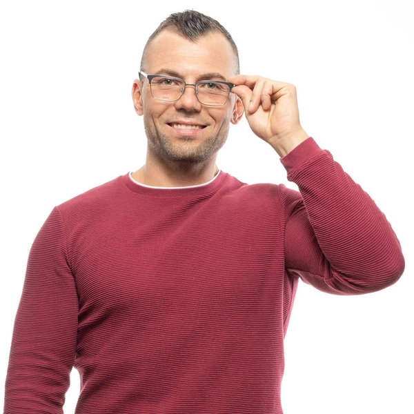 Okulary oprawki Męskie Ermenegildo Zegna EZ5039 015 54 Szare