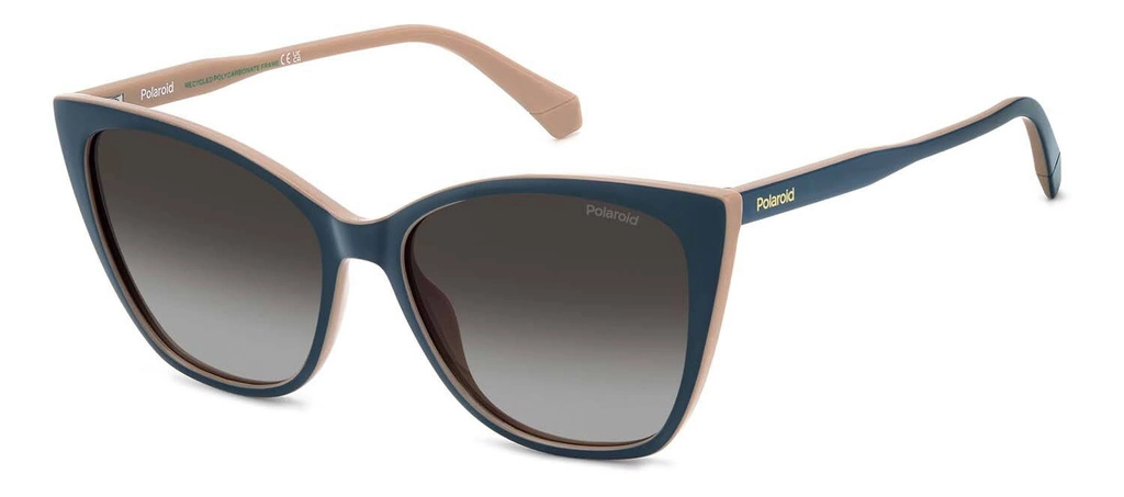 Okulary przeciwsłoneczne damskie Polaroid PLD 4181/S DB156LA Niebieskie