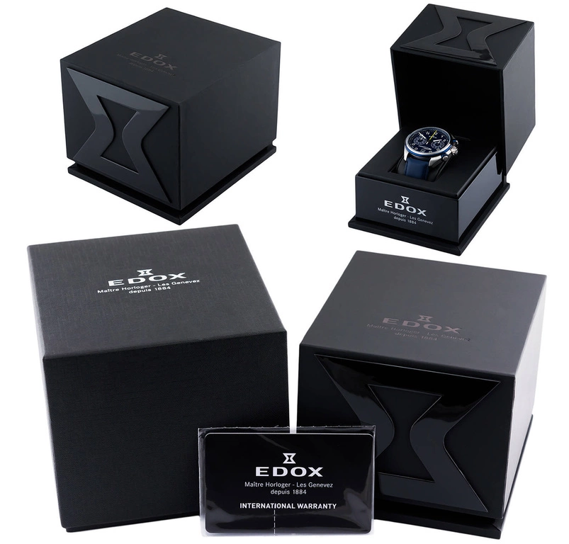 Zegarek męski EDOX 53021 3GM GIN Delfin The Original Date