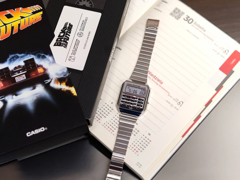 Zegarek męski CASIO CA-500WEBF-1AER Back to the Future