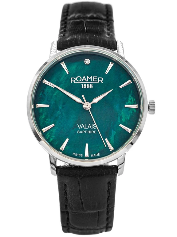 Zegarek damski ROAMER VALAIS LADIES DIAMOND SET 989847 41 70 05