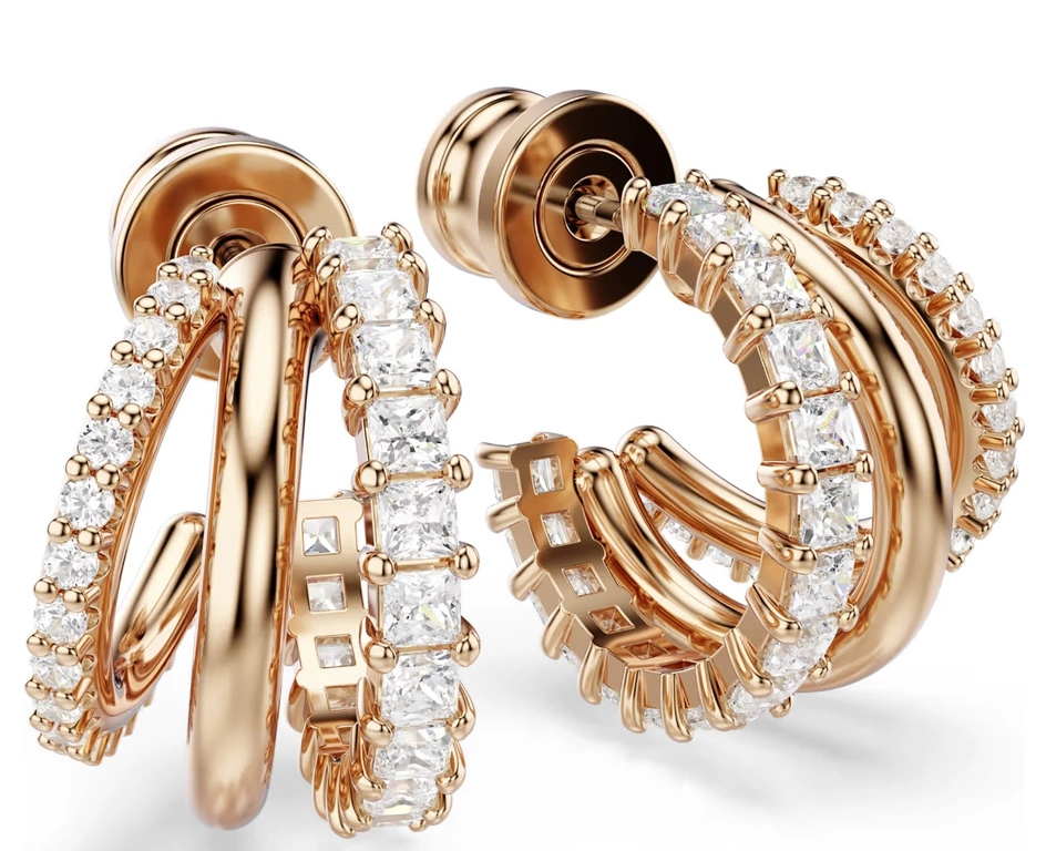 Kolczyki damskie Swarovski 5698702 Hyperbola