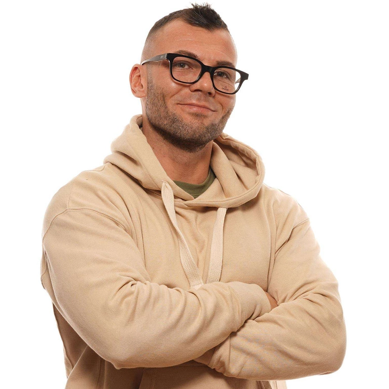 Okulary oprawki Męskie Omega OM5004-H 001 52 Czarne