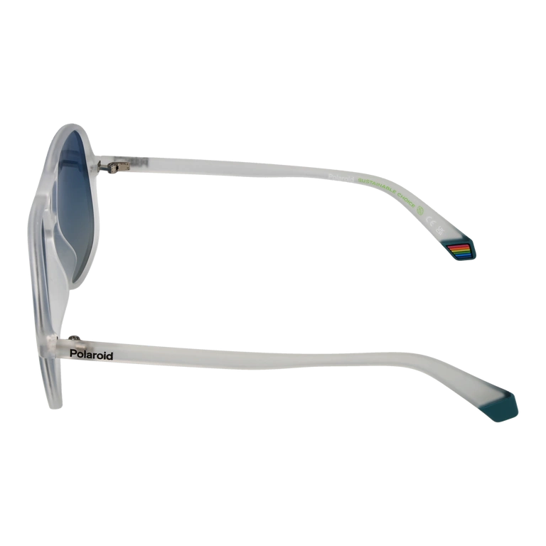 Okulary przeciwsłoneczne Unisex Polaroid PLD 6217/S 2M4Z7 57 Białe