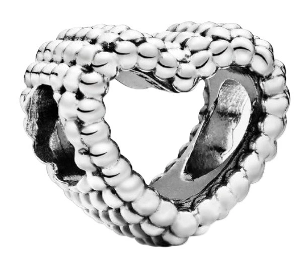 Charms Pandora 797516 srebrne serce z koralików