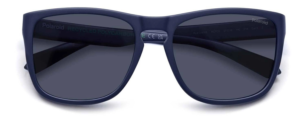 Okulary przeciwsłoneczne Unisex Polaroid PLD 2161/S RCT57C3 Niebieskie