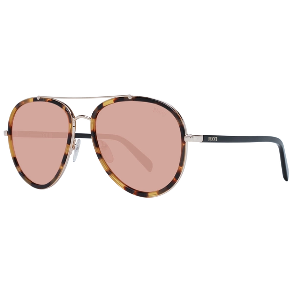 Okulary przeciwsłoneczne Damskie Emilio Pucci EP0185 56E 57 Brązowe