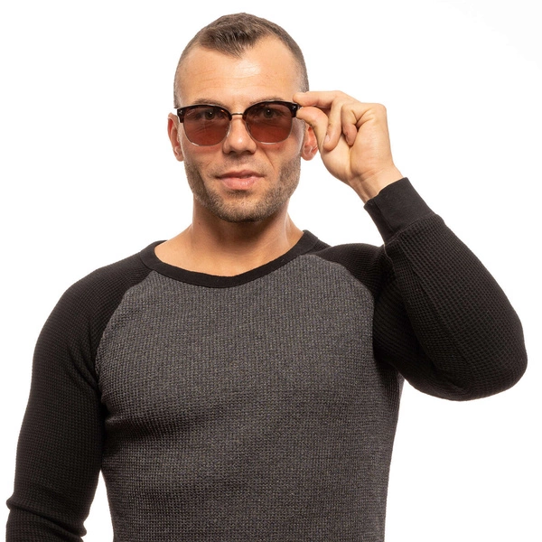 Okulary przeciwsłoneczne Bally BY0012-H 56U 54 Brązowe