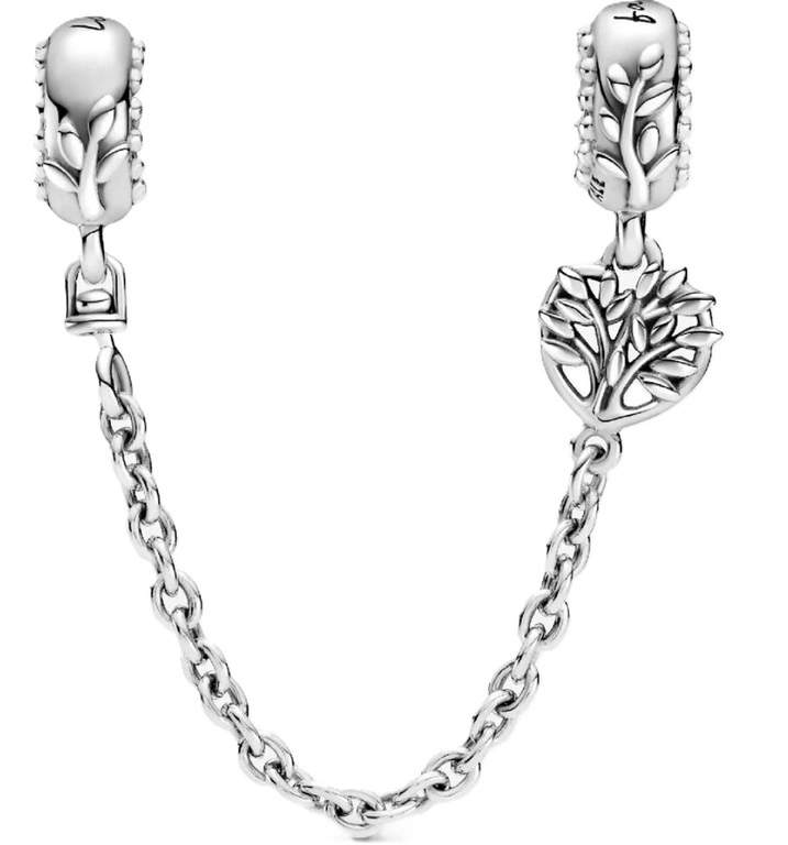 Łańcuszek zabezpieczający Pandora Serce z drzewem genealogicznym 799293C00-05