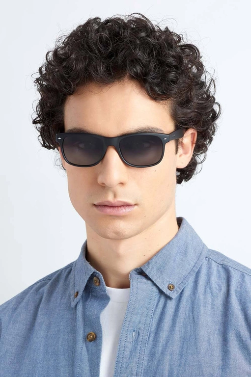 Okulary przeciwsłoneczne męskie Polaroid PLD 1015/S DL553LB Czarne