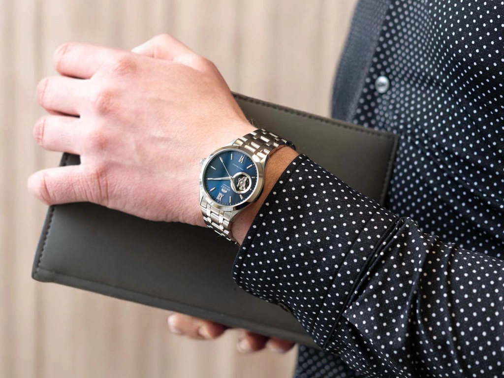 Zegarek męski ORIENT TAG03001D0 Contemporary Open Heart Automatic