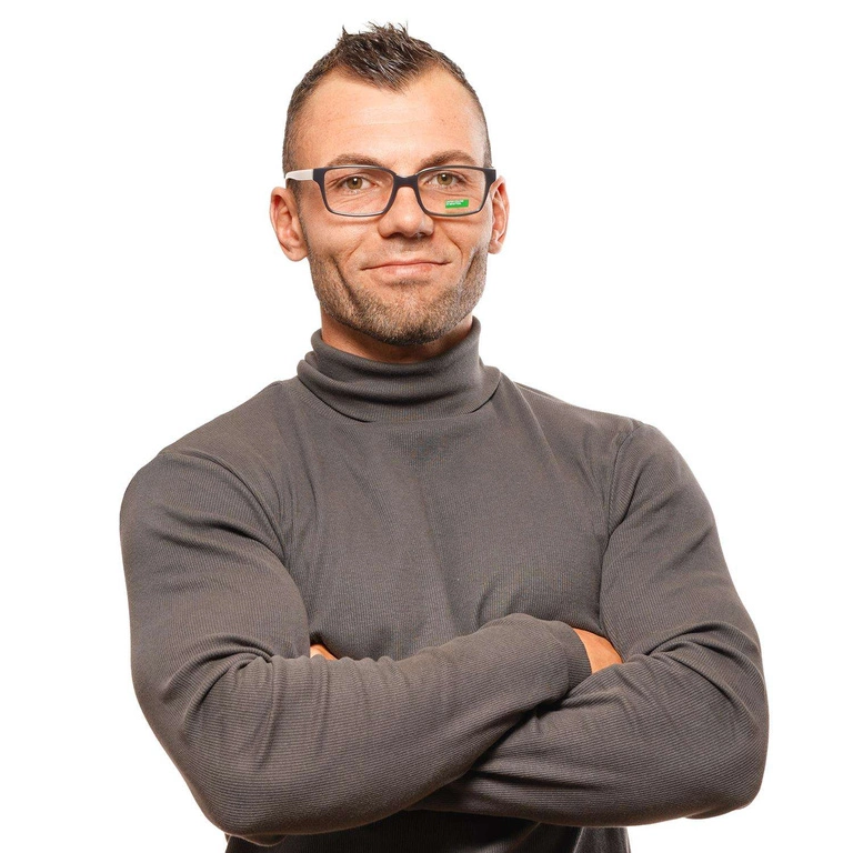 Okulary oprawki Męskie Benetton BEO1033 949 54 Szare