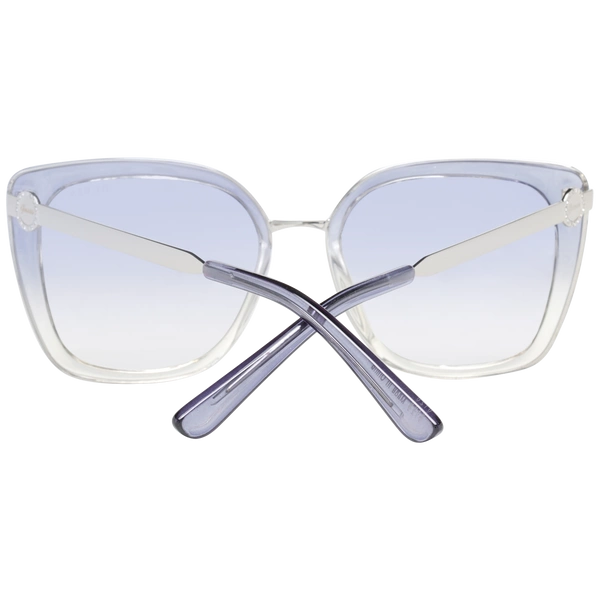 Okulary przeciwsłoneczne damskie Guess GF6124 10V 54 Srebrne