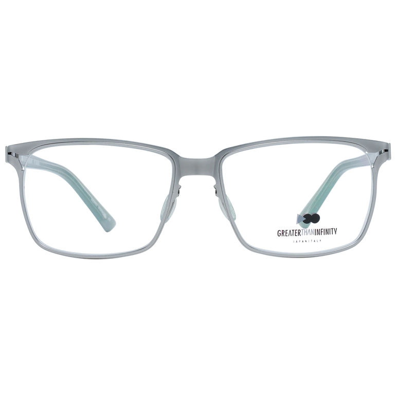 Okulary oprawki Męskie Greater Than Infinity GT029 V02 55 Srebrne