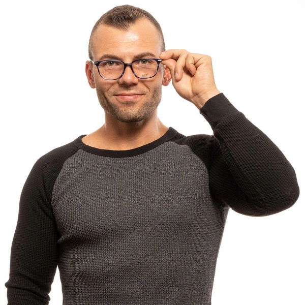 Okulary oprawki Męskie Lozza VL4089 06X8 53 Niebieskie
