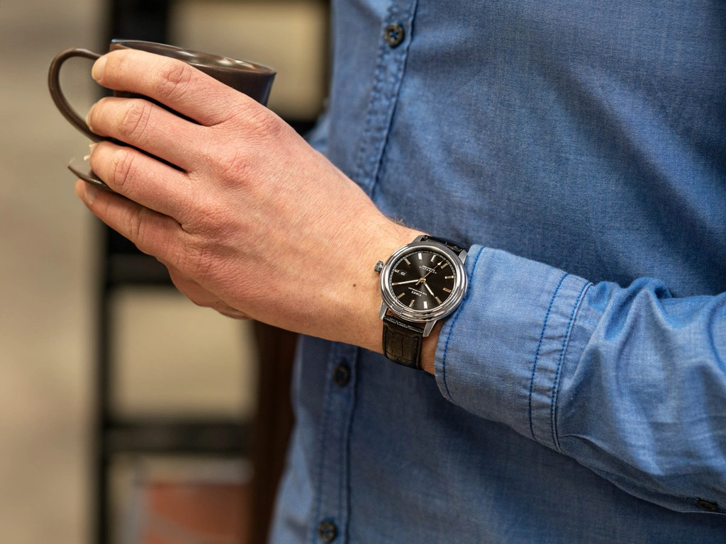 Zegarek męski TIMEX TW2Y23000 Waterbury Metropolitan Automatic