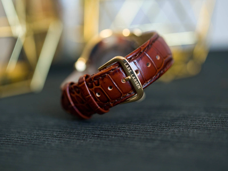 Zegarek męski LARS LARSEN WH120GB/REDCROCO