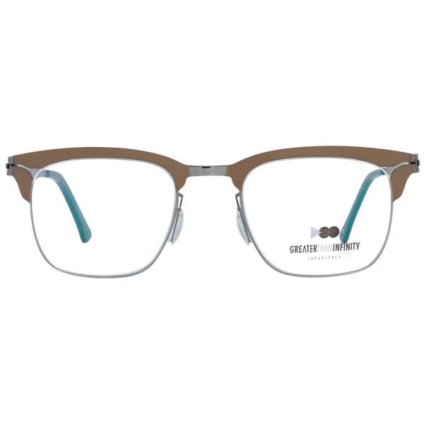 Okulary oprawki Męskie Greater Than Infinity GT001 V06 46 Brązowe