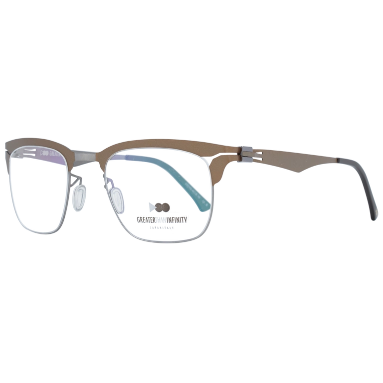 Okulary oprawki Męskie Greater Than Infinity GT001 V06 46 Brązowe