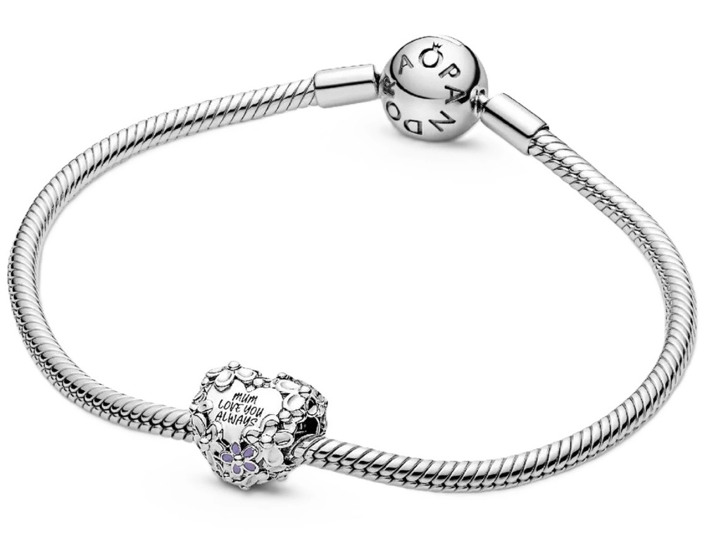 Charms Pandora Serce mamy ze stokrotką 791155C01