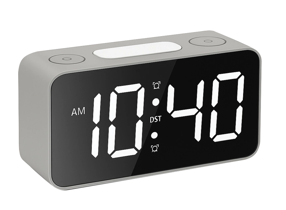 Budzik JVD SB2020.2 ALARM PODŚWIETLENIE