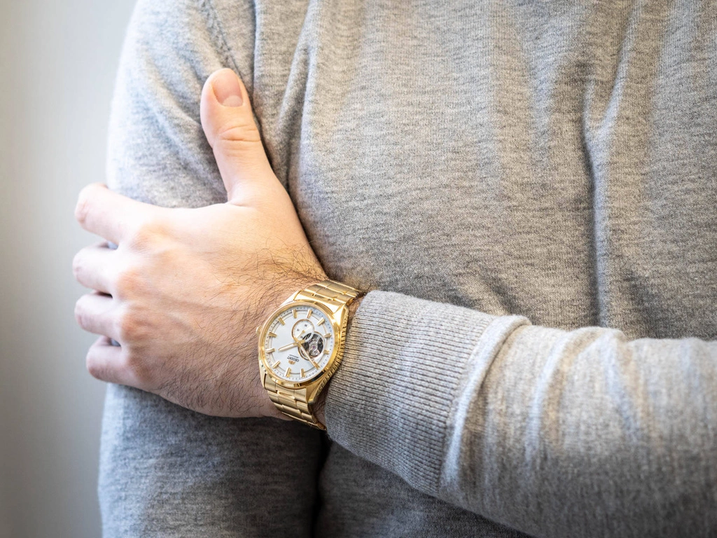 Zegarek męski ORIENT RA-AR0007S30B Contemporary Open Heart Automatic