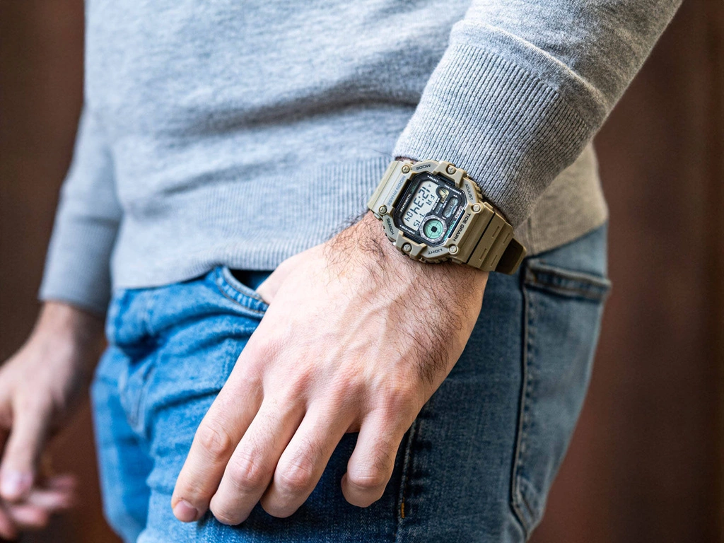 Zegarek męski CASIO WS-1700H-5AVEF