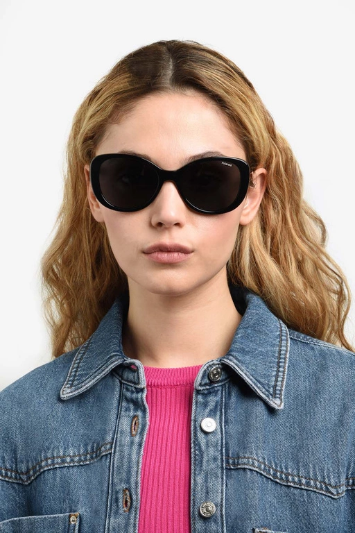 Okulary przeciwsłoneczne damskie Polaroid PLD 4154/S/X 80755M9 Czarne