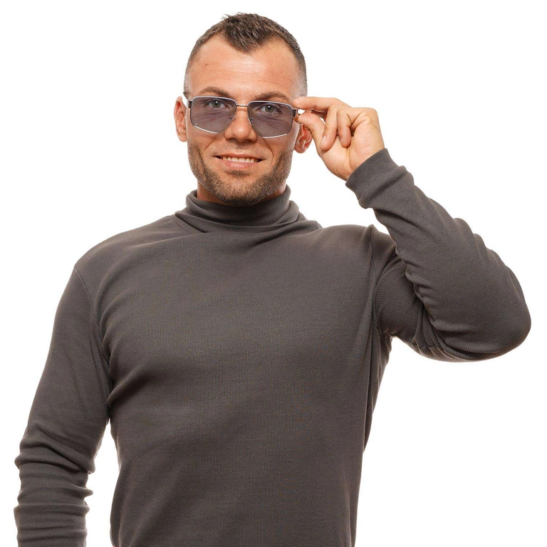 Okulary przeciwsłoneczne Polaroid PLD 6121/S KUF 58 Srebrne