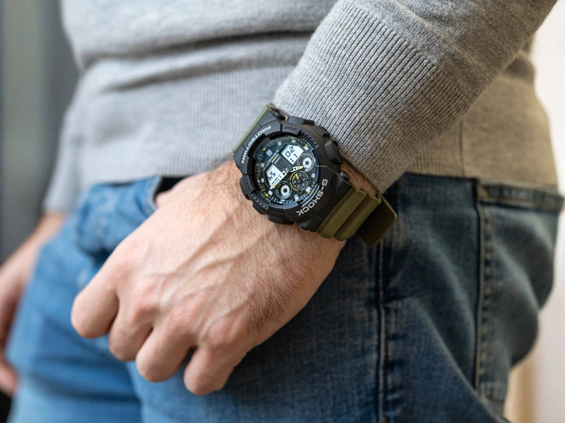 Zegarek męski CASIO G-SHOCK GA-100TU-1A3ER