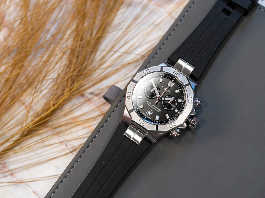 Zegarek męski EDOX 10113 3CA NIN Delfin The Original Chronograph