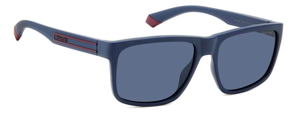 Okulary przeciwsłoneczne męskie Polaroid PLD 2149/S PJP57C3 Niebieskie