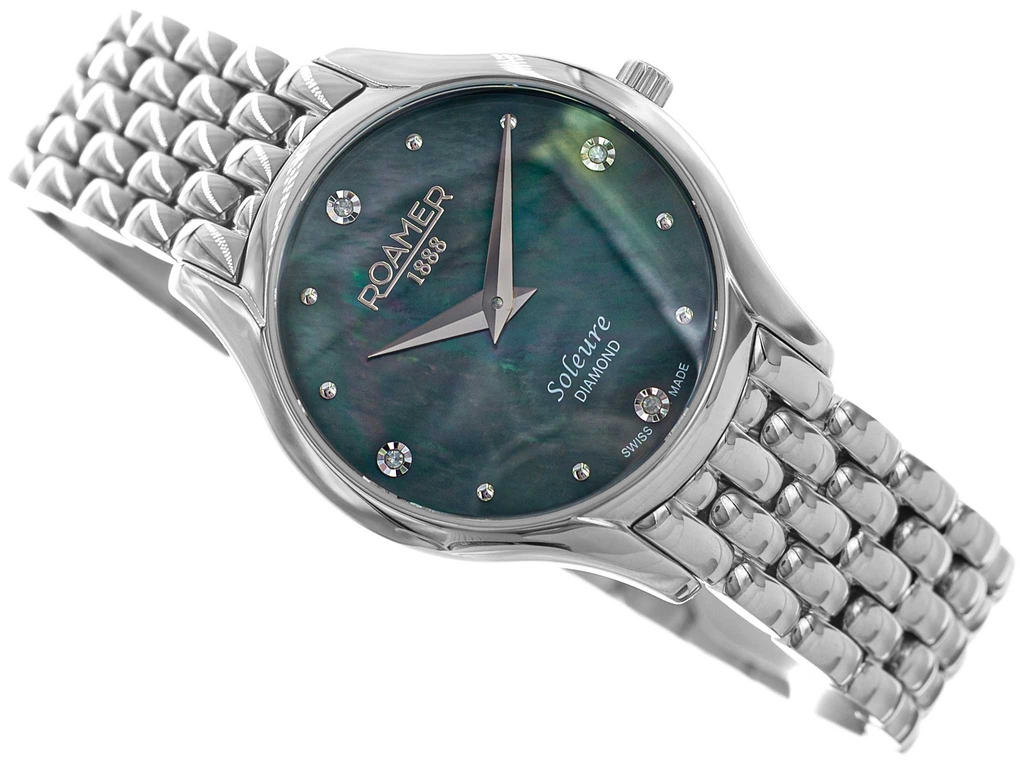 Zegarek damski ROAMER 547857 41 85 50 Soleure Diamond
