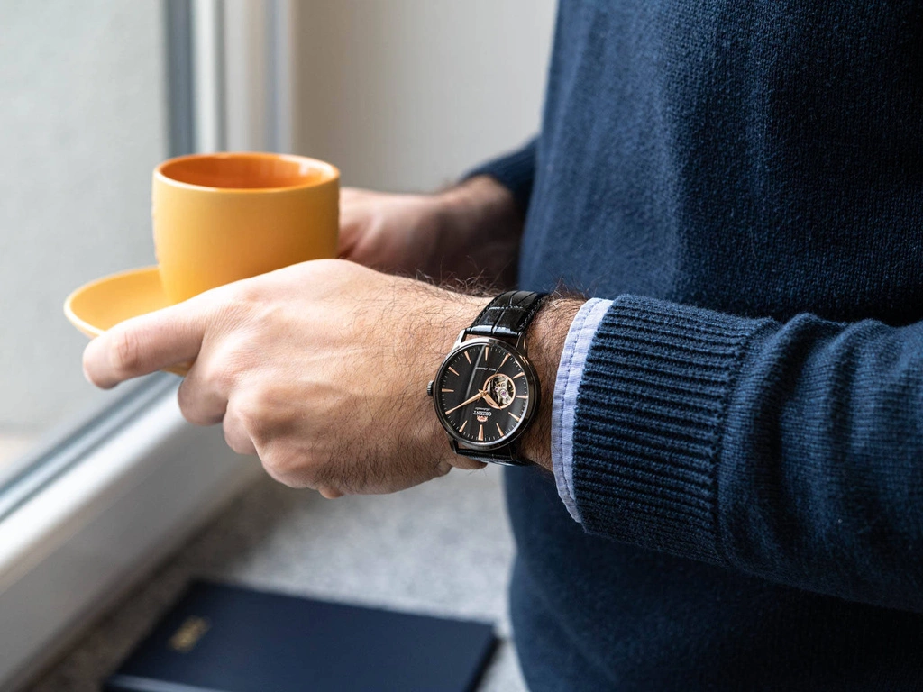 Zegarek męski ORIENT TAG02001B0 Esteem II Open Heart Automatic