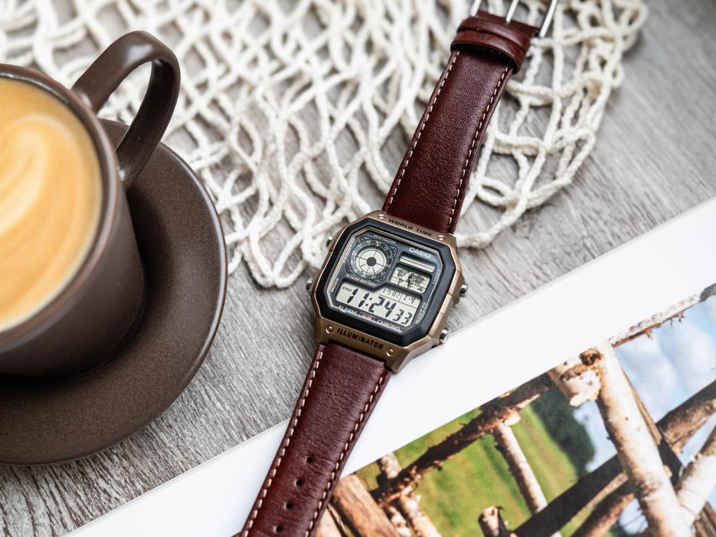 Zegarek męski CASIO AE-1200WHL-5AVEF