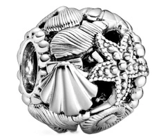 Charms Pandora 798950C00 Ażurowy Rozgwiazda, muszle i serca