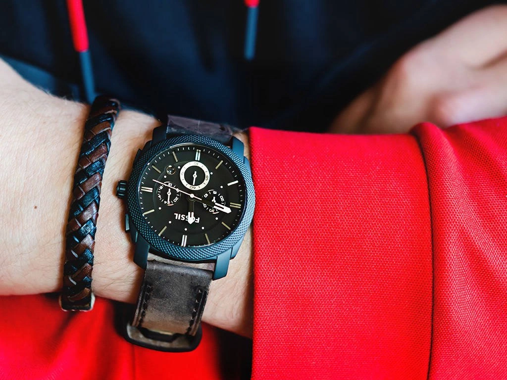 Zegarek męski FOSSIL Machine FS5251SET