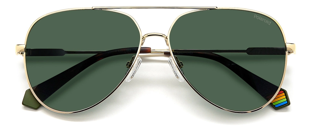 Okulary przeciwsłoneczne Unisex Polaroid PLD 6187/S J5G60UC Złote