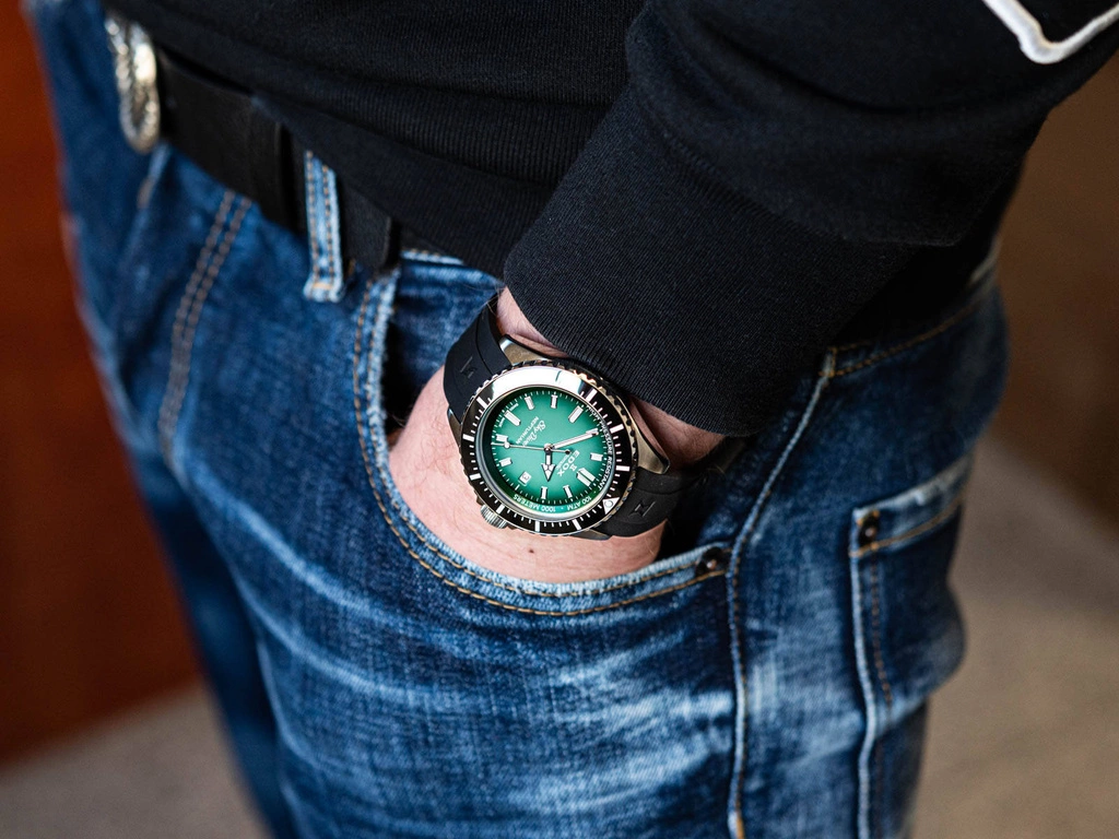 Zegarek męski EDOX 80120 3NCA VDN Skydiver Neptunian