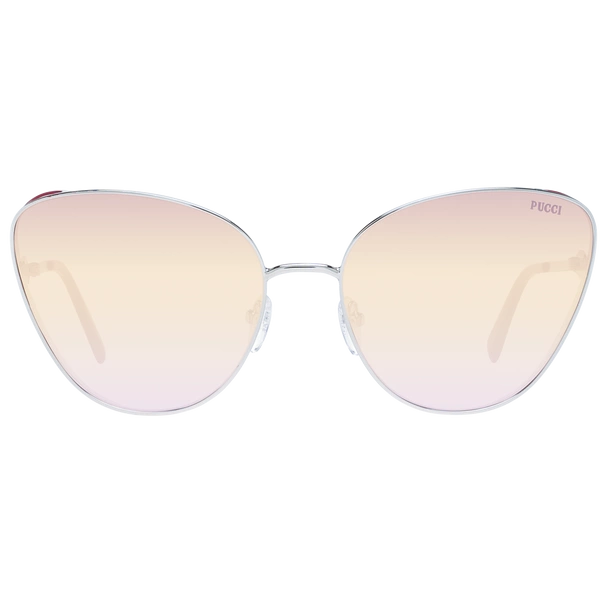 Okulary przeciwsłoneczne Damskie Emilio Pucci EP0186 16T 61 Srebrne