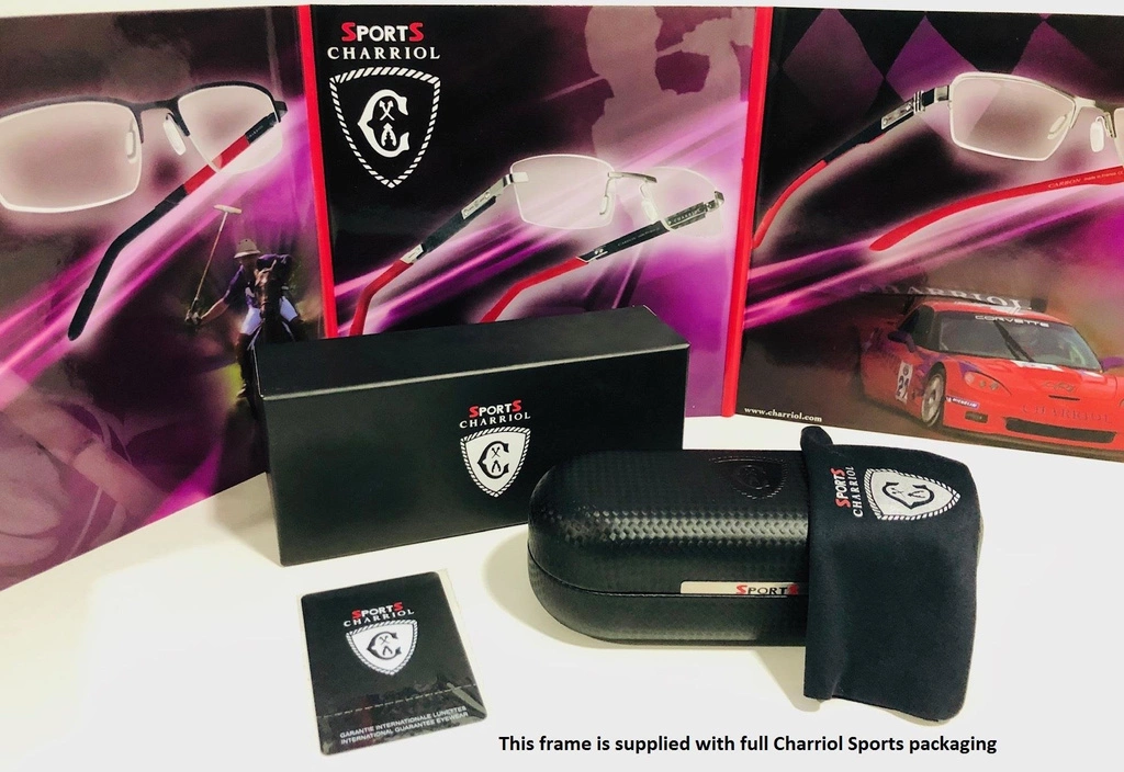 Okulary oprawki Męskie CHARRIOL SPORTS SP23007 C5 53 Srebrne