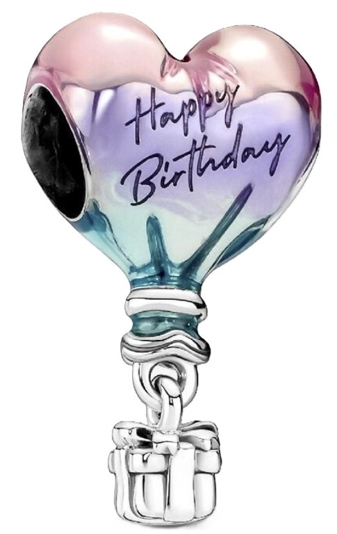 Charms Pandora 791501C01 Urodzinowy z balonem