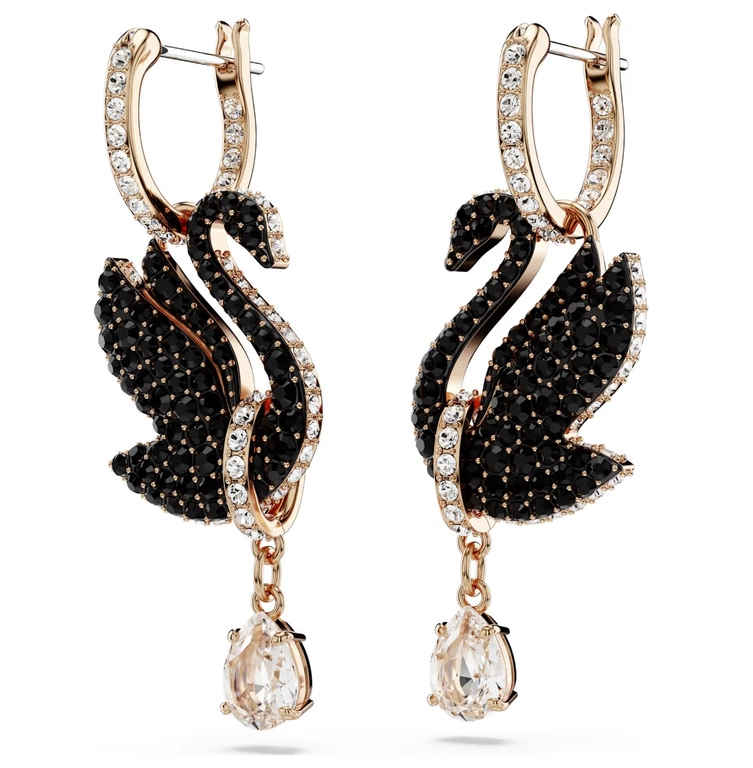 Kolczyki damskie Swarovski 5678047 Swan