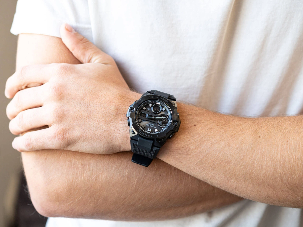 Zegarek męski CASIO G-SHOCK GST-B400BB-1AER G-Steel