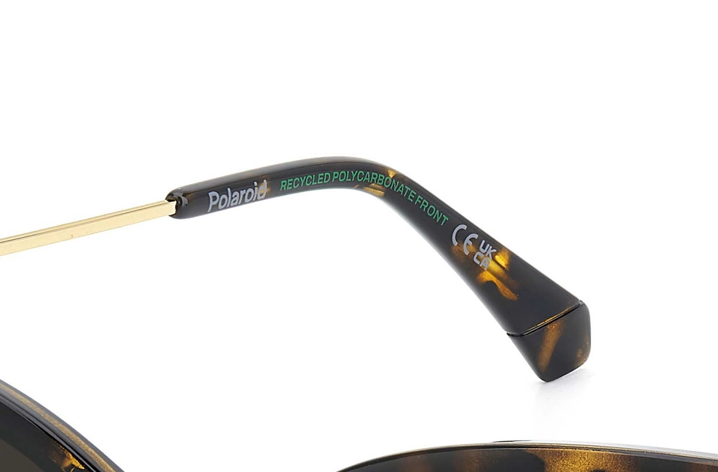 Okulary przeciwsłoneczne damskie Polaroid PLD 4184/S/X 08652LA Brązowe